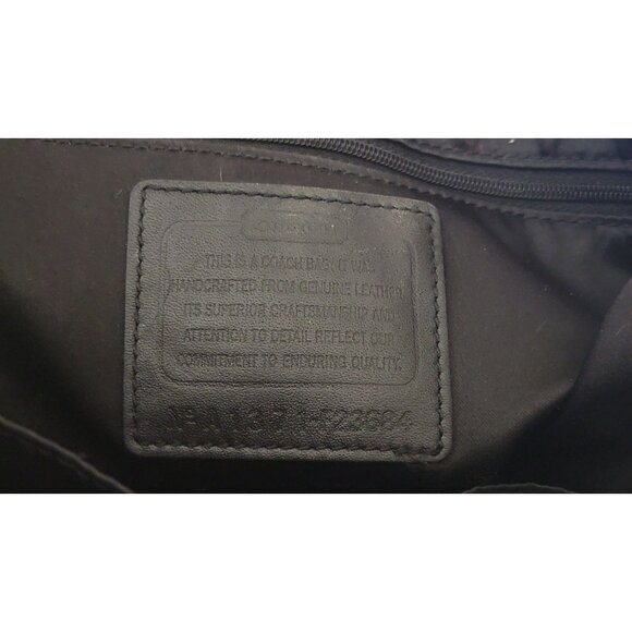 Coach Ashley Python Trim Purse Shoulder Bag Tote - Picture 10 of 14